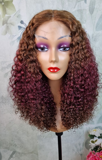 Peruka Pixie 5 x 5 18 cali z zamknięciem